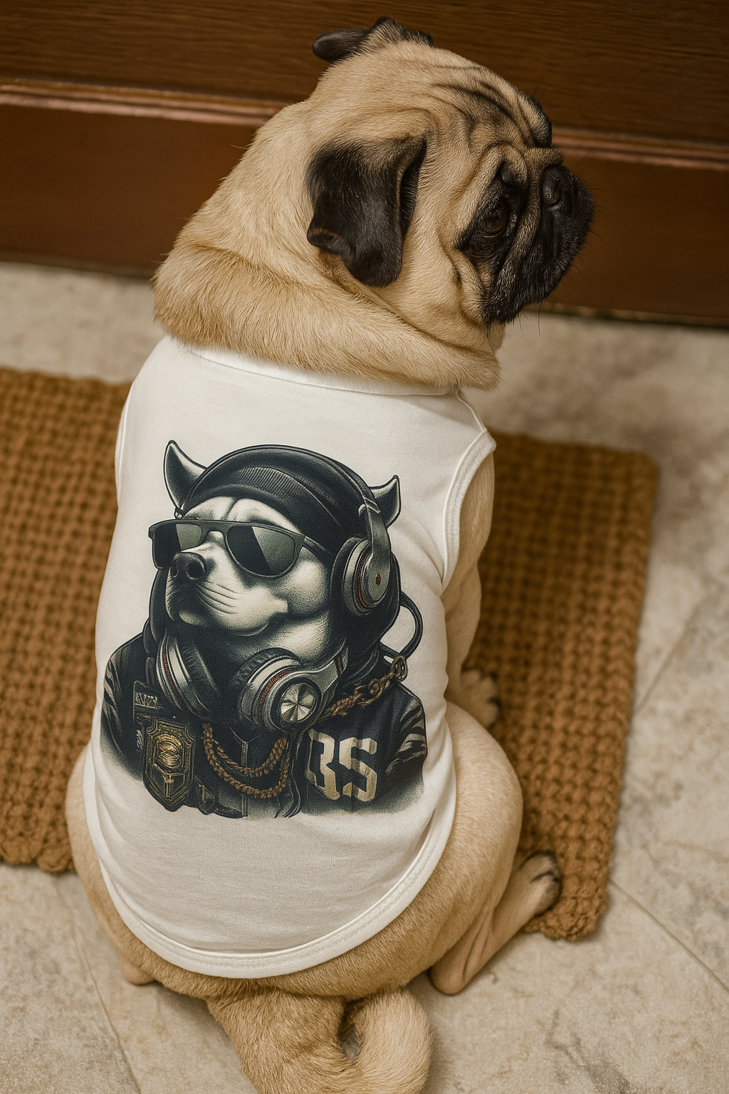 Custom Dog Shirt, Dog Apparel Pajamas, Pack of 2, Custom Puppy Vest, Cool Breathable Clothes for Small Medium Wearing (M & L)