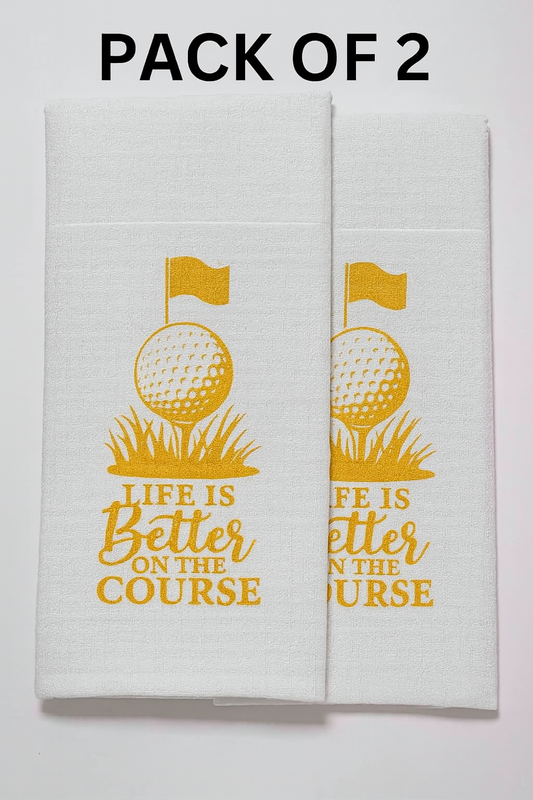 Custom Towels  Fast Drying Golf Towel (Pack of 2)Polyester Towels for Body and equipment  16 Inch X 24 Inch